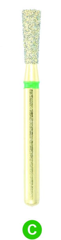 GA11L3 G807/018 Dentalree GOLD PLATED premium multi-use Diamond Burs
