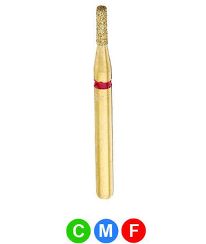 GA13 G835/012 Dentalree GOLD PLATED premium multi-use Diamond Burs