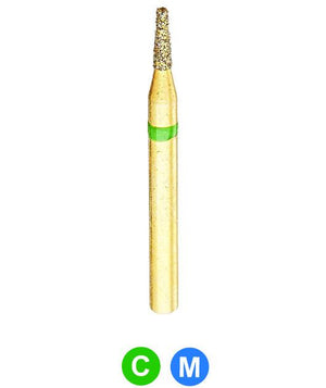 GA15 G845/010 Dentalree GOLD PLATED premium multi-use Diamond Burs