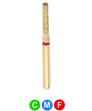 GB1 G836/014 Dentalree GOLD PLATED premium multi-use Diamond Burs