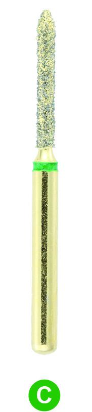 GB14 G885/010 Dentalree GOLD PLATED premium multi-use Diamond Burs