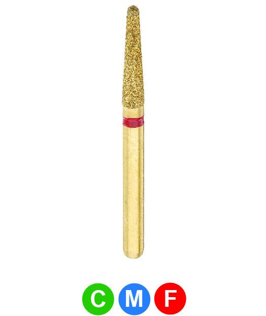 GB5L G856N/018 Dentalree GOLD PLATED premium multi-use Diamond Burs