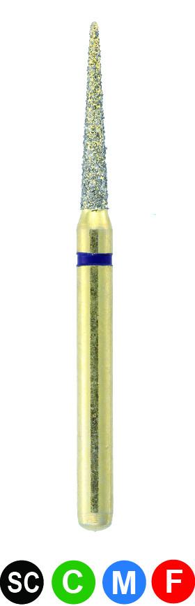 GB7 G858/014 Dentalree GOLD PLATED premium multi-use Diamond Burs