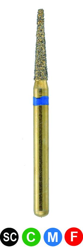 GBB3 G847/014 Dentalree GOLD PLATED premium multi-use Diamond Burs