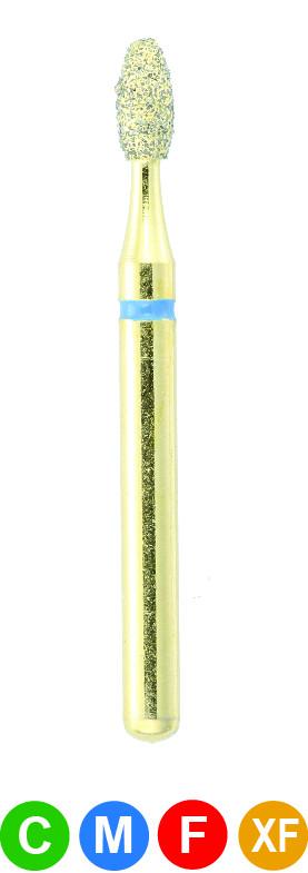 GC15RS1 G379/016 Dentalree GOLD PLATED premium multi-use Diamond Burs