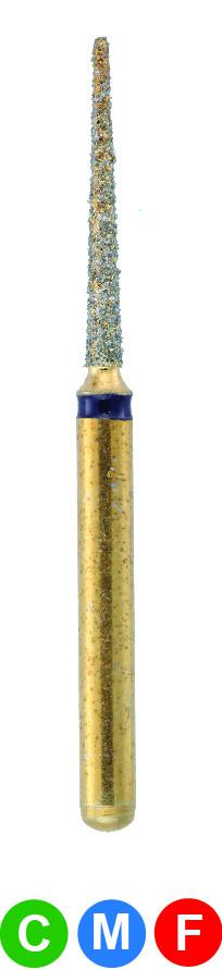 GC6 G859/012 Dentalree GOLD PLATED premium multi-use Diamond Burs