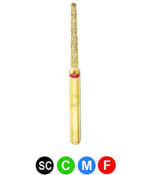 GCC4S Dentalree GOLD PLATED premium multi-use Diamond Burs