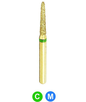 GS2 G878K/014 Dentalree GOLD PLATED premium multi-use Diamond Burs