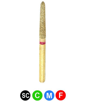GS3L G879K/018 Dentalree GOLD PLATED premium multi-use Diamond Burs