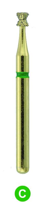 GA10S G813/014   Dentalree GOLD PLATED premium multi-use Diamond Burs