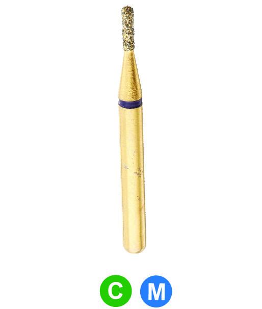 GA19 G835KR/008  Dentalree GOLD PLATED premium multi-use Diamond Burs 