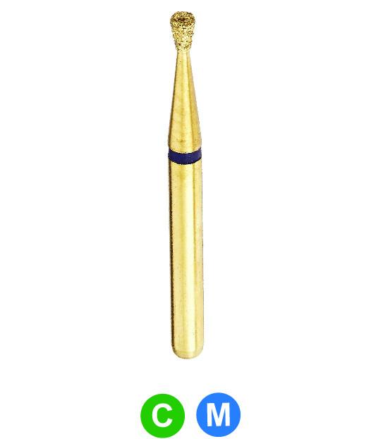 GA7 G805/012  Dentalree GOLD PLATED premium multi-use Diamond Burs