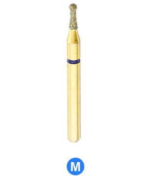 GAL1 G802/009  Dentalree GOLD PLATED premium multi-use Diamond Burs 