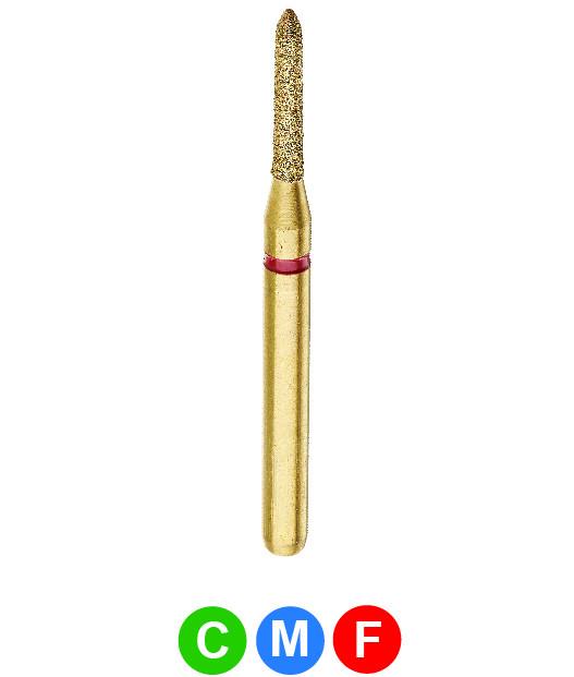 GB10 G877/010  Dentalree GOLD PLATED premium multi-use Diamond Burs