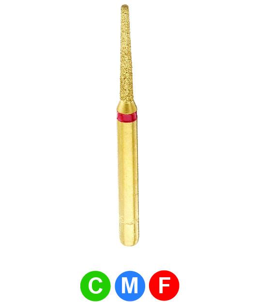 GB5 G856/012 Dentalree GOLD PLATED premium multi-use Diamond Burs 