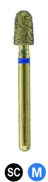 GB55 G849/025  Dentalree GOLD PLATED premium multi-use Diamond Burs 