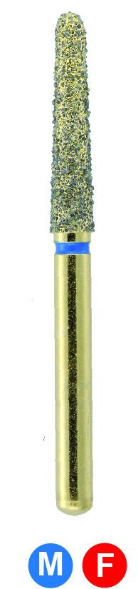 GB5LL  G856L/018 Dentalree GOLD PLATED premium multi-use Diamond Burs 