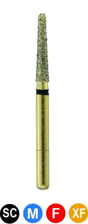 GB5M G856/016  Dentalree GOLD PLATED premium multi-use Diamond Burs 