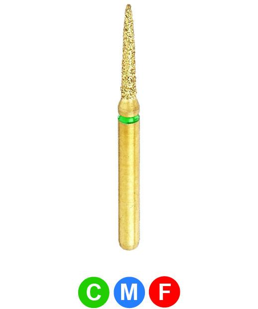 GB8 G888/012 Dentalree GOLD PLATED premium multi-use Diamond Burs