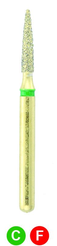 GB8SS G30011/012  Dentalree GOLD PLATED premium multi-use Diamond Burs