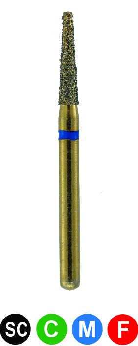 GBB4 G847/016  Dentalree GOLD PLATED premium multi-use Diamond Burs