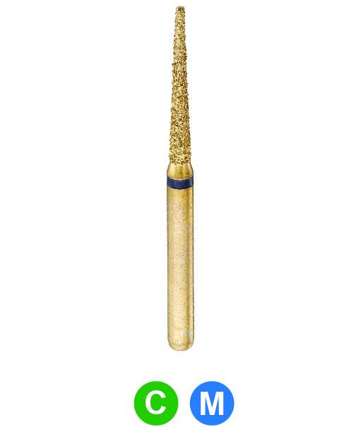 GC1 G848/012  Dentalree GOLD PLATED premium multi-use Diamond Burs