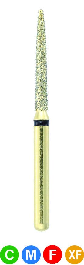 GC10 G863/012  Dentalree GOLD PLATED premium multi-use Diamond Burs