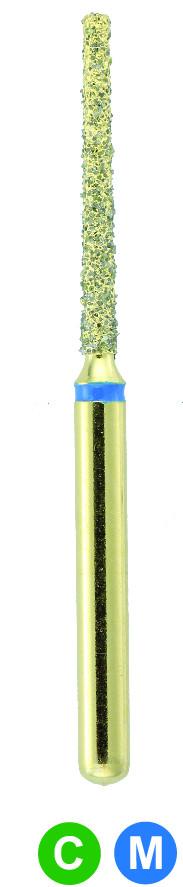 GC1S G848/010 Dentalree GOLD PLATED premium multi-use Diamond Burs