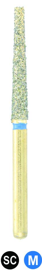 GC2L G848L/018 Dentalree GOLD PLATED premium multi-use Diamond Burs 