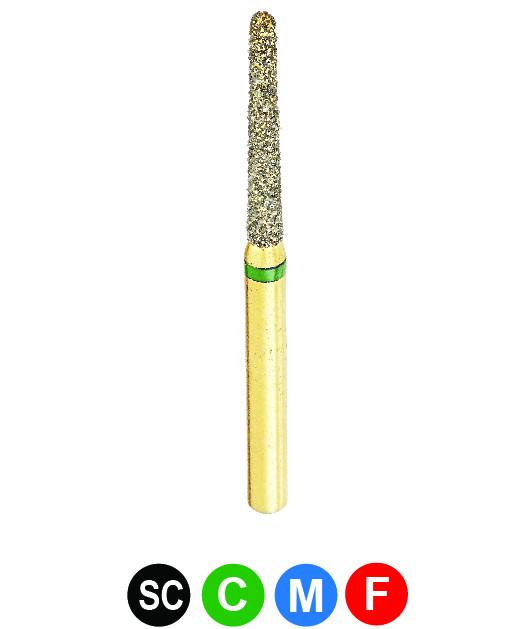 GCC4 G850/014 Dentalree GOLD PLATED premium multi-use Diamond Burs 