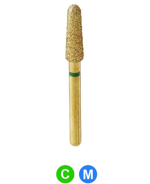 GD2 G856/025 Dentalree GOLD PLATED premium multi-use Diamond Burs 