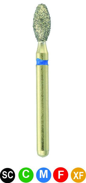 GKS4 GKS4/024  Dentalree GOLD PLATED premium multi-use Diamond Burs