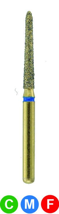 GS3S G879K/014  Dentalree GOLD PLATED premium multi-use Diamond Burs