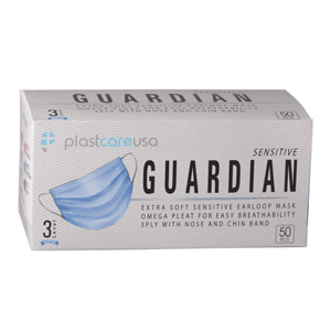 guardian earloop masks by Plastcare USA