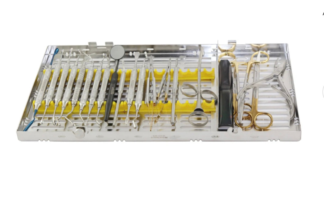 Oral Surgery Kit  - 20 pcs w/ Cassette by Hunza