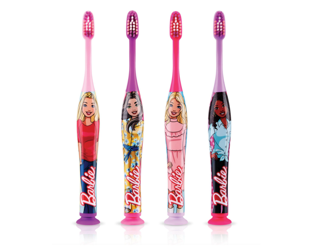 GUM® Barbie Manual Kids Toothbrush by Sunstar