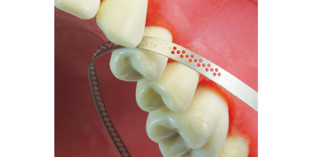 Perforated Diamond Finishing Strips by Kerr Rotary