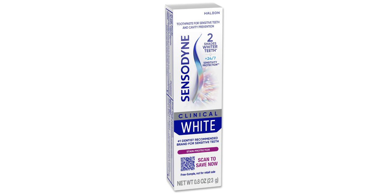 Sensodyne® Clinical White by Haleon (GSK)